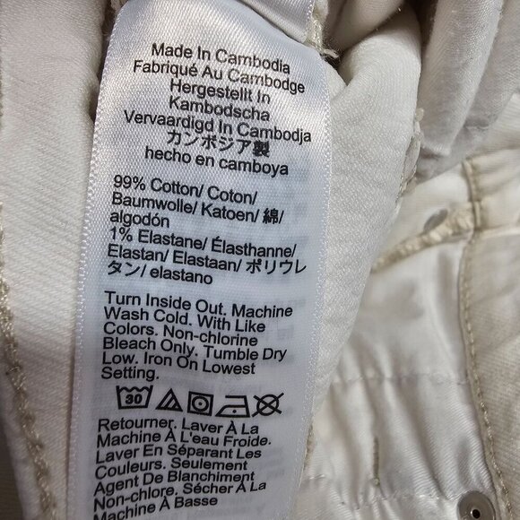 J.Crew Womens High-Rise Straight Jeans Premium Edition Re-Imagined White Size 31 - Picture 7 of 16